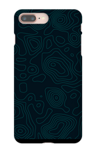 Topographic iPhone Case Dark Mode