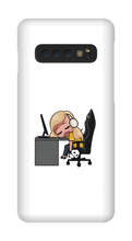Desk Chibi Samsung Phone Cases