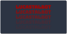 lucastalbot XXL Gaming Mousepad