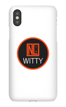 NLWITTY Circle Logo iPhone Phone Case - White