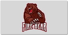 Fire Bear's XXL Gaming Mousepad