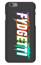 FYDGETTI White Text Design iPhone Case