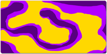 yellow and purple swirl XXL Mousepad