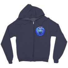 Blueberry zip-up-hoodie