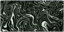 Black and White Distorted XXL Mousepad