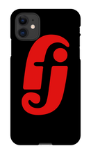 drumfacejames iPhone Case (Red Logo)