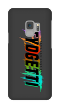 FYDGETTI Black Text Design Samsung Phone Case