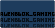 AlexBlox_Gaming  XXL Gaming Mousepad