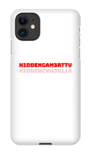 H1ddenGam3rTTV Text iPhone Case