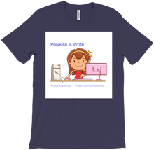 Polykiss is Write T-shirt