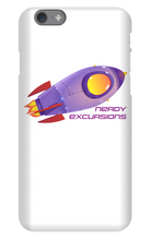 Nerdy Excursions Rocket iPhone Phone Cases