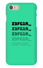 Z3FG1R_ Black Text Iphone Cases