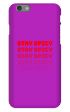 Stay Spicy iPhone Case