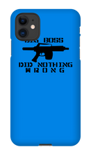 Big Boss Did Nothing Wrong iPhone Phone Case