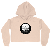 Skullmoon Womens cropped hoodie