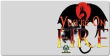 Commodore On Fire XXL Gaming Mousepad