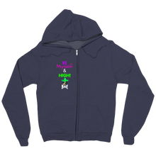 High Logo zip-up-hoodie