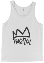 camiseta tirantes logo negro raqtlol