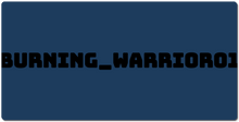 burning_warrior01 XXL Gaming Mousepad