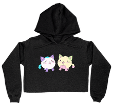 Catball cropped hoodie