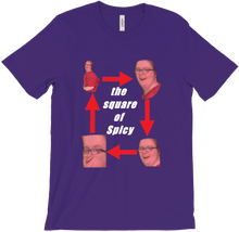 the square of Spicy. T-shirt
