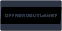 offroadoutlaw67 XXL Gaming Mousepad