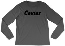 caviar long sleeve (black writing)