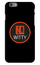 NLWITTY Circle Logo iPhone Phone Case - White