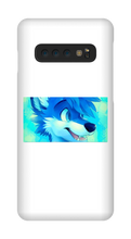 blue wolf Samsung Phone Cases