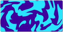 KNG "Purple x Light Blue" XXL Gaming Mousepad