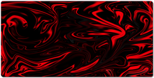 XXL Gaming Mousepad black with red swirl