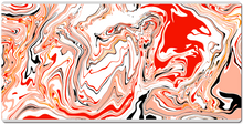 Red and white twirl XXL Gaming Mousepad