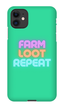 Farm Loot Repeat iPhone Cases