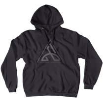 A Hoodie (Grey/Black Big Logo)