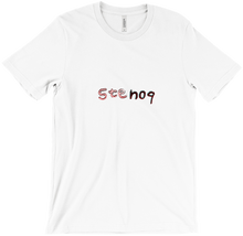 limited time stenoq text T-shirt
