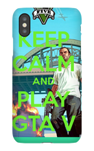 Keep Calm And Play Gta  iPhone Phone Case