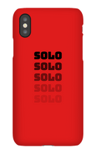 Fading Solo Text iPhone Phone Cases