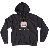 Mykey6Gun Loves You Hoodies (No-Zip/Pullover)