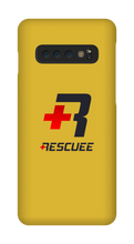 RESCUEE Samsung Phone Case Black and Red Logo