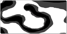 white and black swirl  XXL Gaming Mousepad