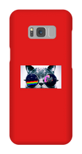 red case with derp cat glass