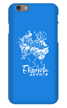 Elizaveta iPhone Cases (White On Color)
