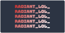 onward_radiant XXL Gaming Mousepad