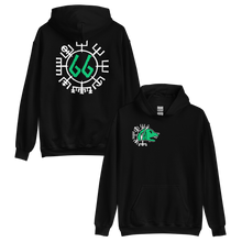 Vegvísir 66 Green Unisex Hoodie