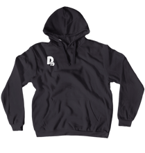 white logo hoodie