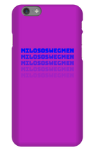 MILOSOSWEGMEN Iphone case (Blue)