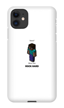 Rock hard iPhone Phone Cases