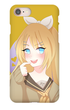 miko_ribbit iPhone Phone Cases (art by dellelone)