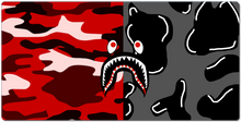 Bape red and grey XXL mousepad