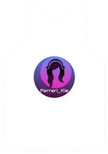 Ferrari White Border Tank Top